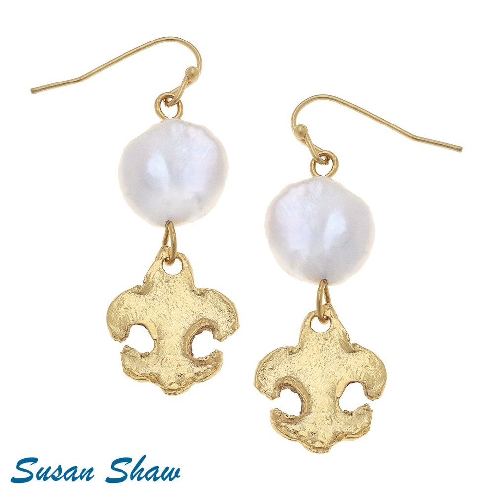 Susan Shaw Fluer Dis Lis Earring